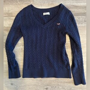 Hollister Cable Knit V Neck